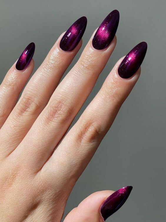 2024's Trending Dark Spring Nails: Chic Almond, Short & Coffin Designs