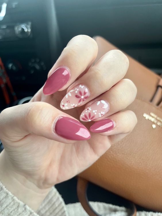 2024 Spring Almond Nails: Pastel Trends & Floral Designs